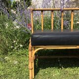 Rattan bench