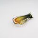 Murano Vase Flavio Poli Seguso Sommerso Green Amber Design 1950s