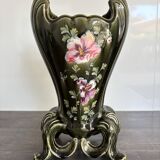 Antique glazed ceramic vase