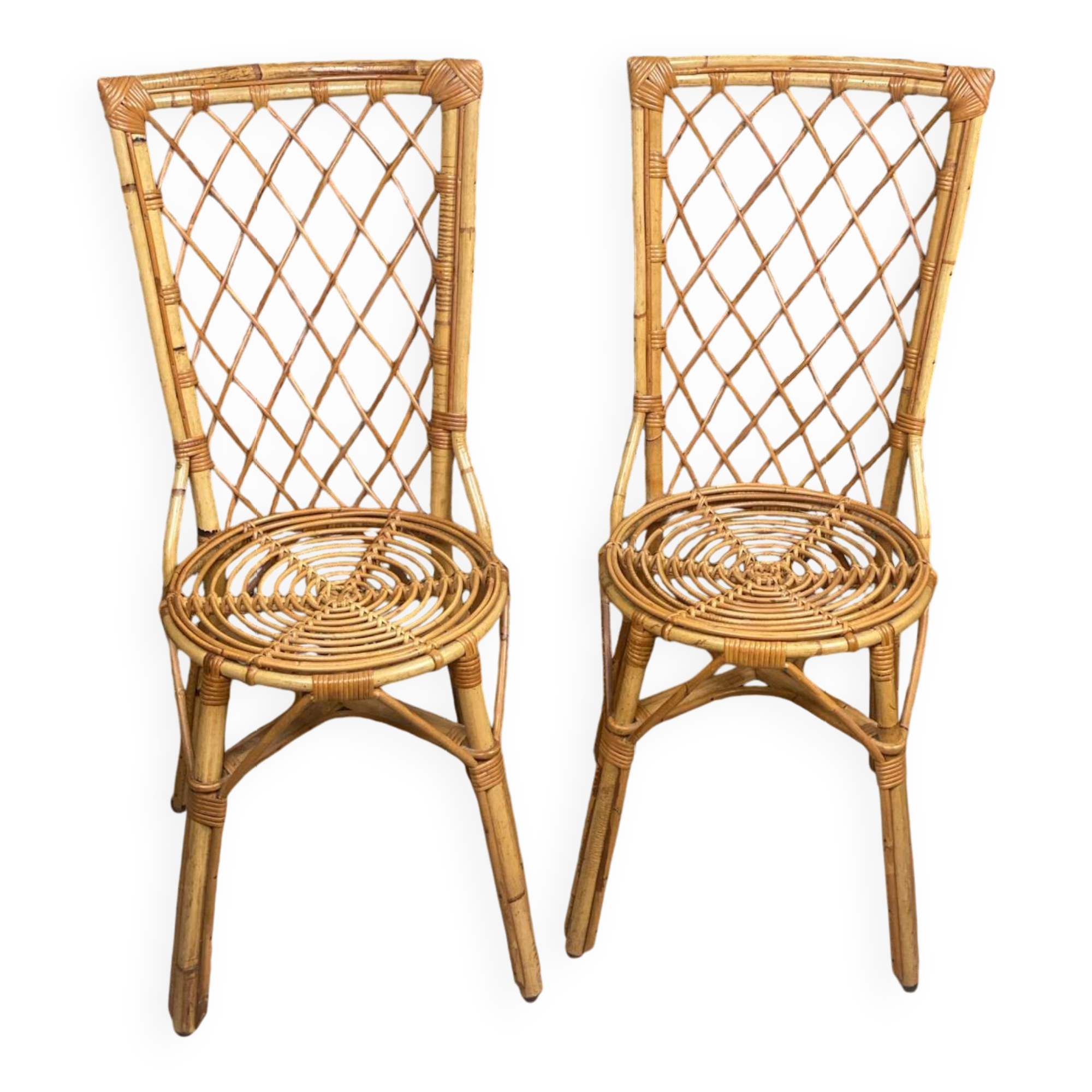 Vintage rattan chairs