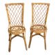 Chaises en rotin vintage