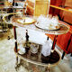 Rolling bar trolley