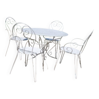 Salon de jardin en fer