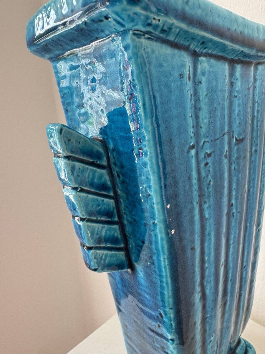 Mid-century chamotte vase by Gunnar Nylund for Rörstrand, Sweden, 1940