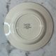 Set of 6 Chalons plates Digoin Sarreguemines with painted floral decoration.