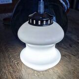 White vintage portable lamp