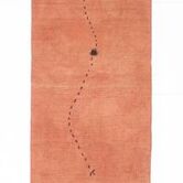2x8 Brunt Orange Vintage Runner Rug, 52x234Cm