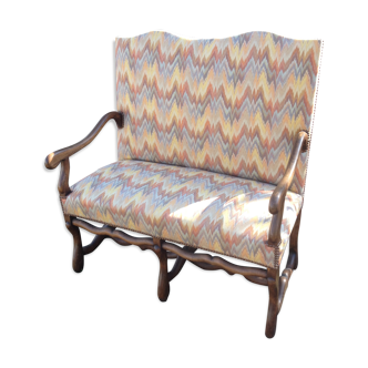 Seat style Louis XIII