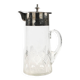 Art Deco wine jug, transparent glass, Germany, 1920s