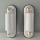 Set of two Italian design wall lights "Dui" by Vico Magistretti for Artemide