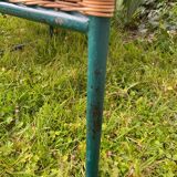 Rattan banquette sofa