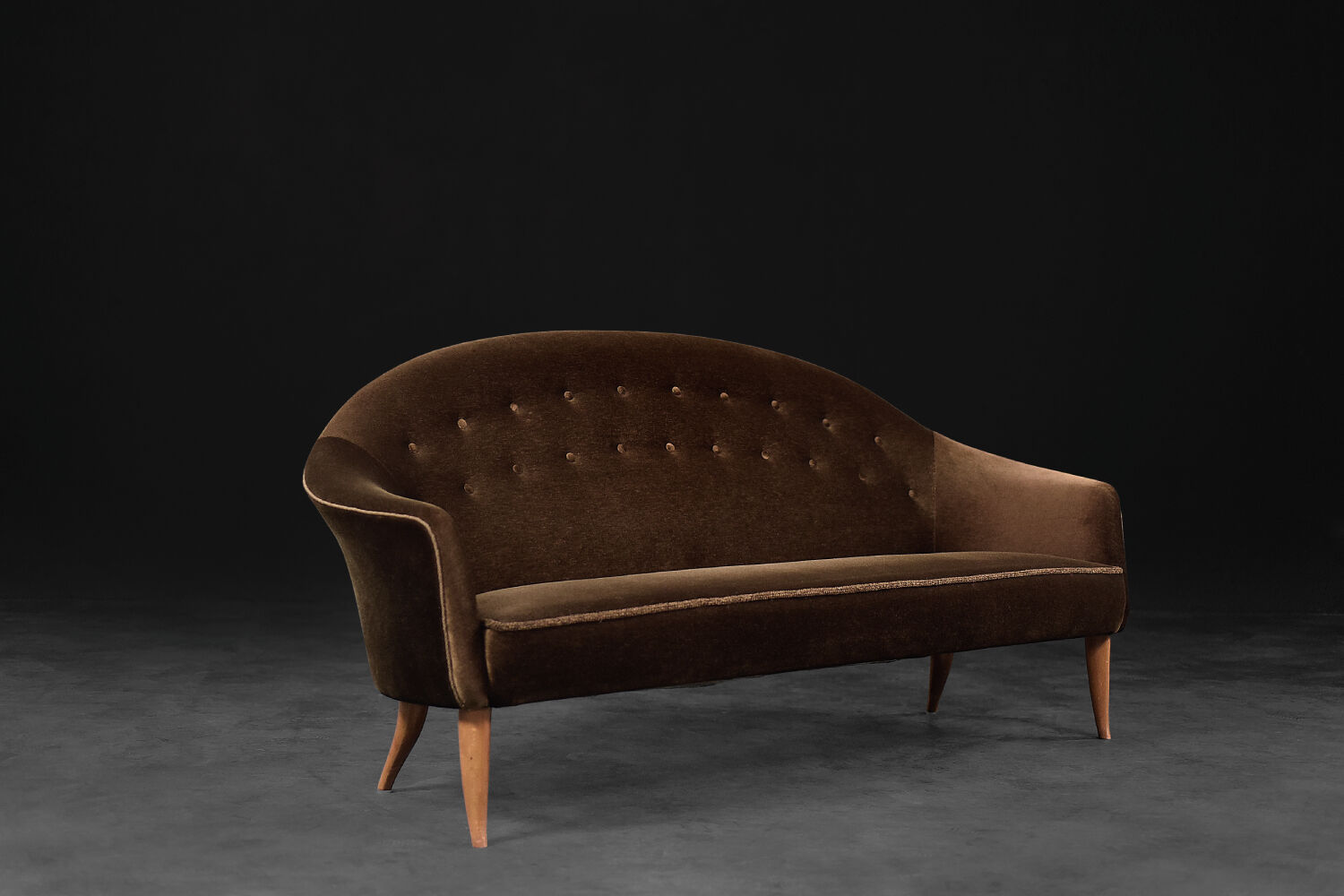 Vintage mid-century scandinavian modern paradiset sofa by kerstin hörlin-holmquist for nk