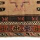 Ivory & Brown Turkish Vintage Kilim Rug, 99x197Cm