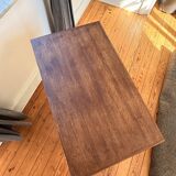 Vintage wooden side table with 3 drawers - 1960s