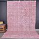 Vintage Turkish Pink Rug sku2344