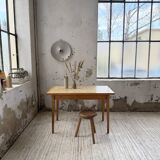 Scandinavian oak and ceramic table