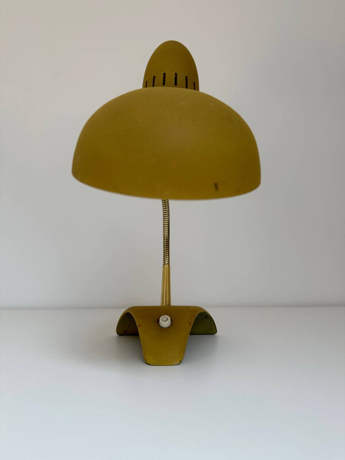 Articulated table lamp by Jean Boris Lacroix 1950 vintage