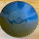 Blue ceramic dish