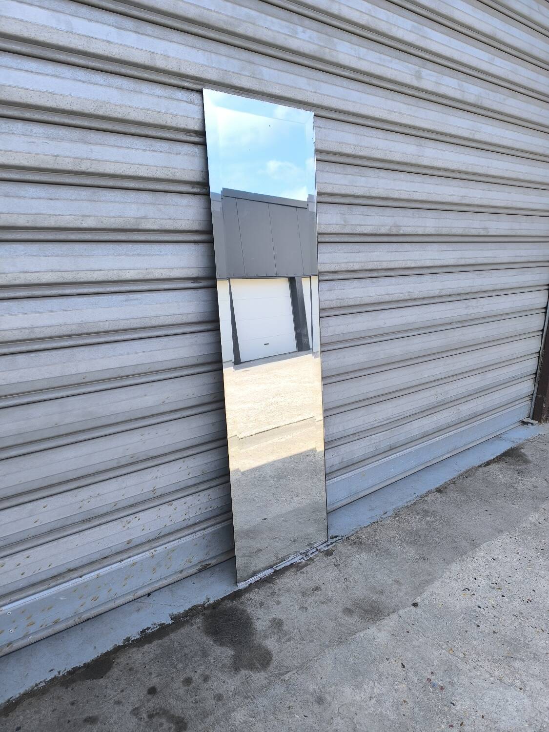 Bevelled Art Deco mirror