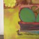 Still life in the living room, oil on canvas signed Banyan.