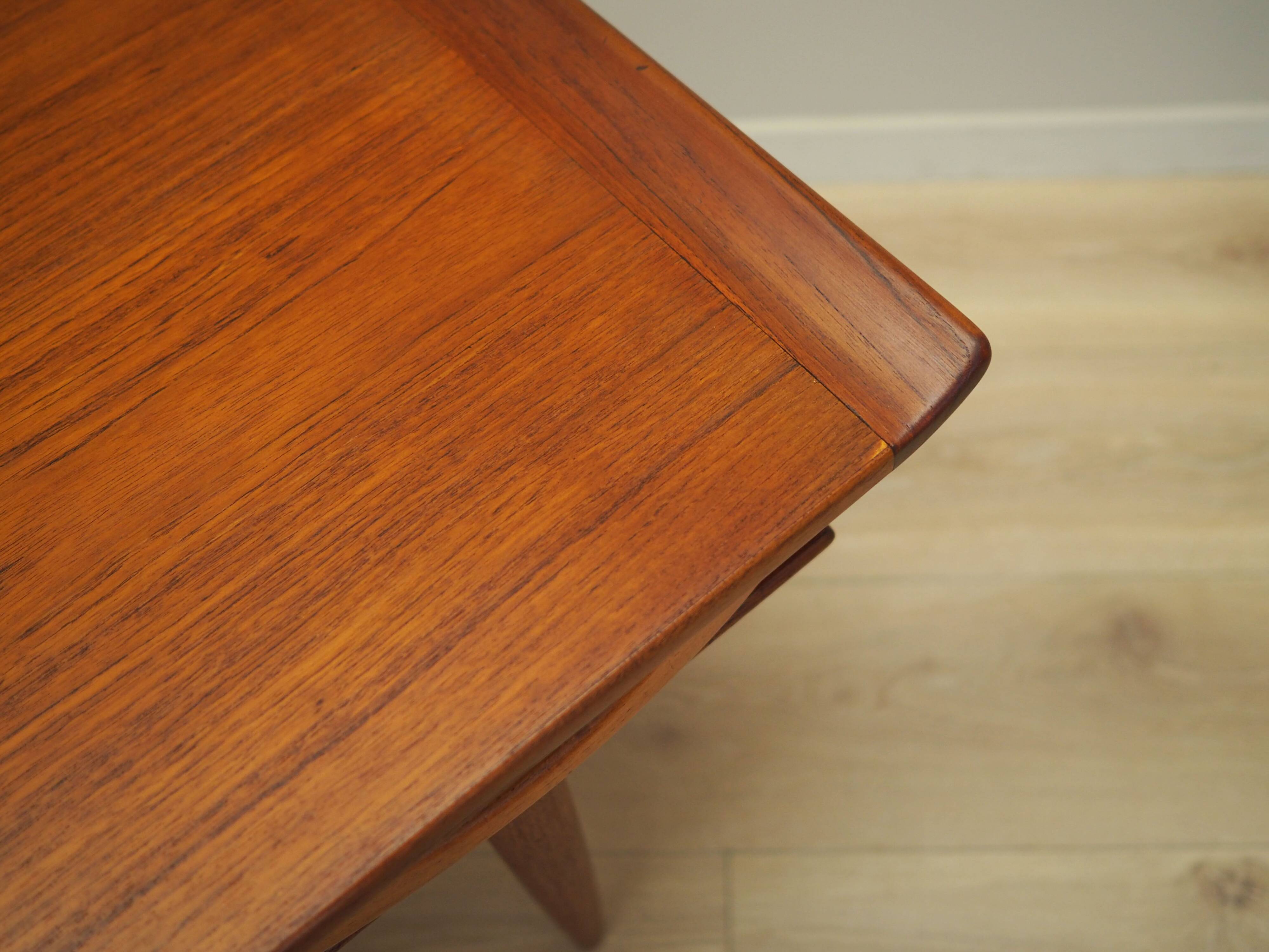 Teak coffee table, Danish design, 1970s, production: Denmark