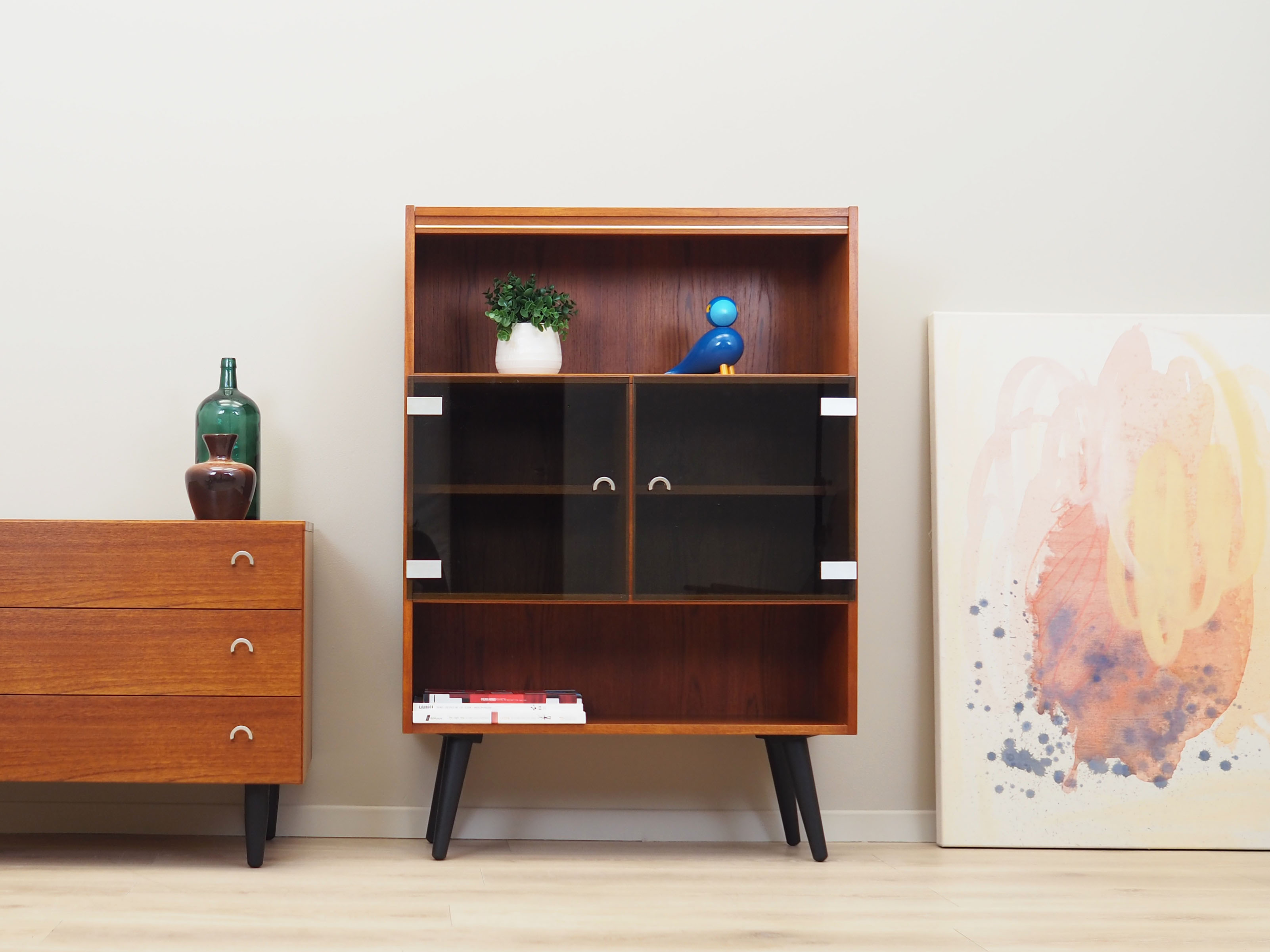 Teak bookcase, Danish design, 1970s, Denmark