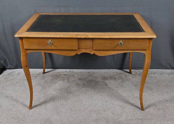Petit bureau en pommier et merisier, époque Louis XV – XVIIIe