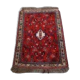 Good quality old oriental rug 100x73cm in red color