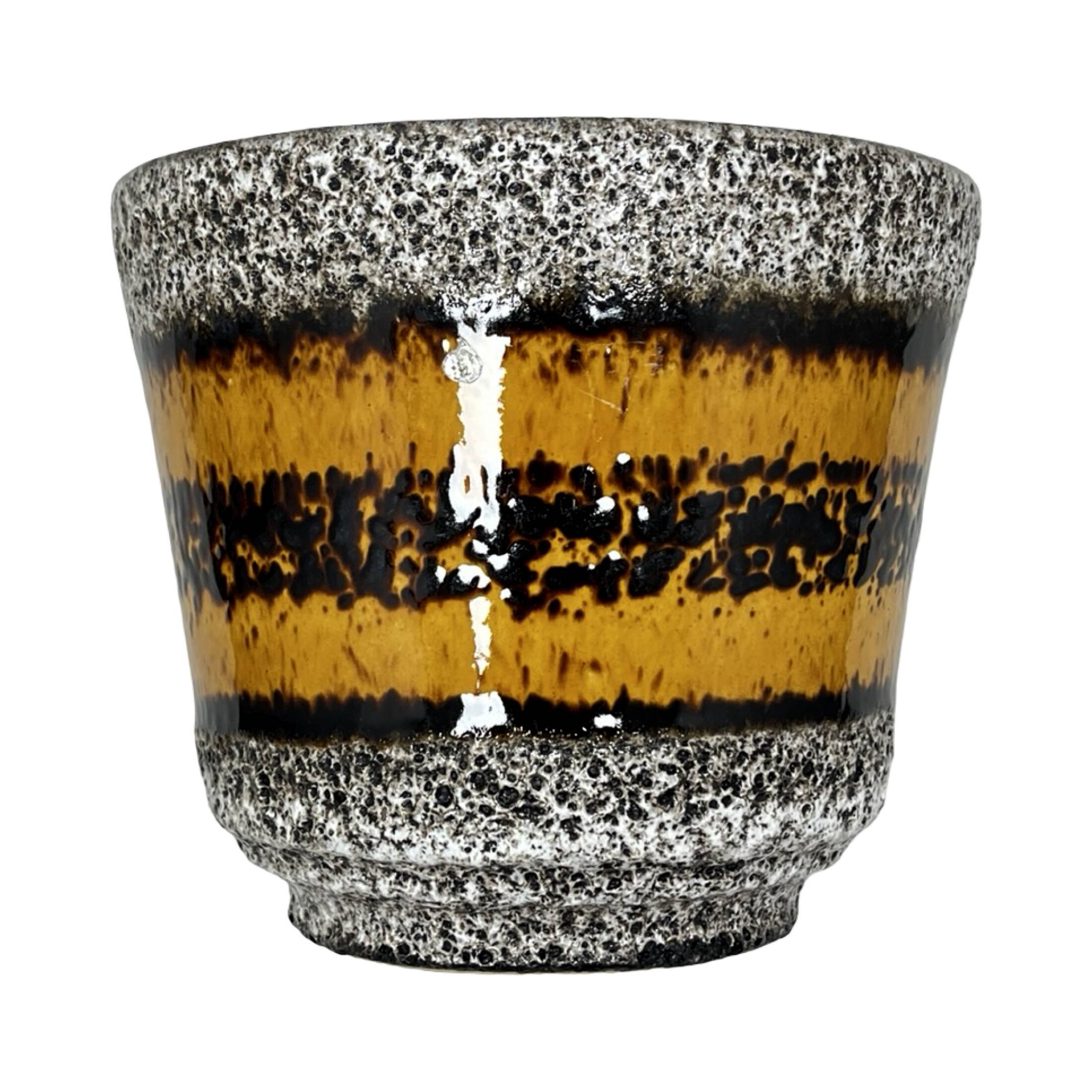 German Scheurich Fat Lava West Germany flowerpot, 1970s