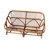 2-seater rattan sofa