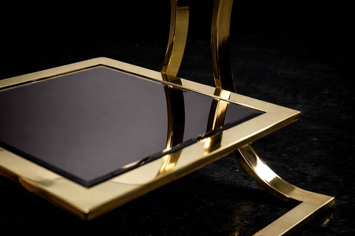 Vintage Mid-Century Italian Modern Glass Coffee Tables, 1960s, Set of 2