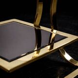 Vintage Mid-Century Italian Modern Glass Coffee Tables, 1960s, Set of 2