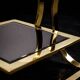 Vintage Mid-Century Italian Modern Glass Coffee Tables, 1960s, Set of 2