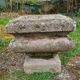 Pair of vintage antique stone Medici planters