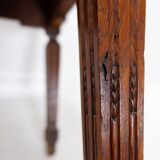Banc de style néoclassique sculpté de lyres sur le dossier - 20e siècle