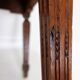 Banc de style néoclassique sculpté de lyres sur le dossier - 20e siècle
