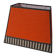 Abat-jour rectangulaire orange et kaki