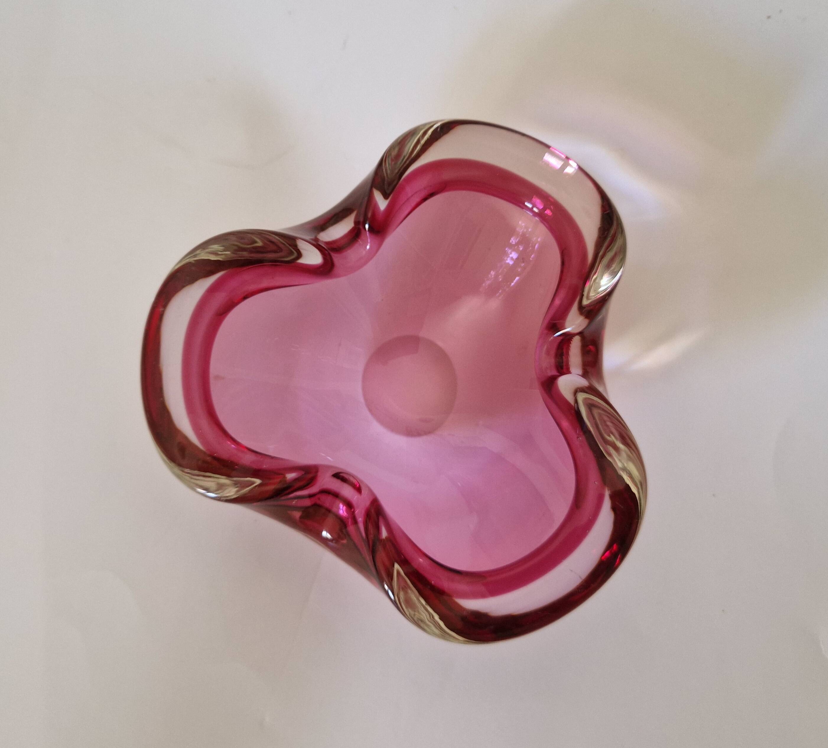 Ashtray or pocket emptier Murano by Flavio Poli 1960