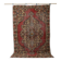 Vintage Turkish rug in beige and red with oriental design, 135 × 210 cm