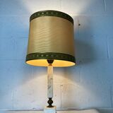Lampe de table vintage avec base en marbre