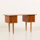 Small Danish mid century teak desk, 1960s