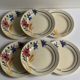 Sarreguemines dessert plates
