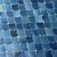 Round table zelliges handmade fish scales 12 people