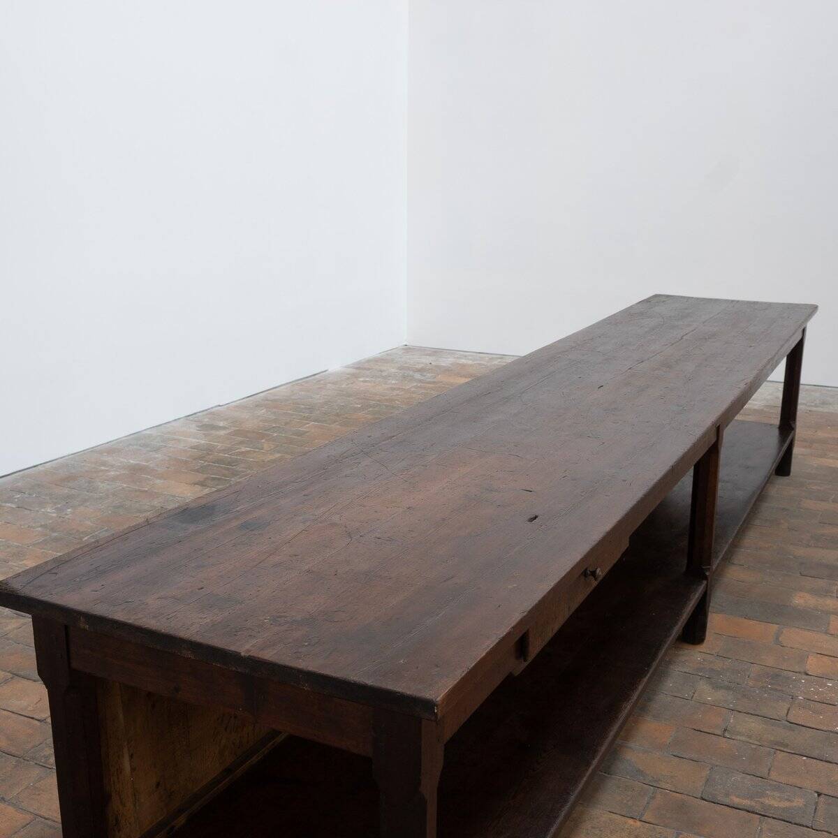 Grande table de drapier vintage, 1920