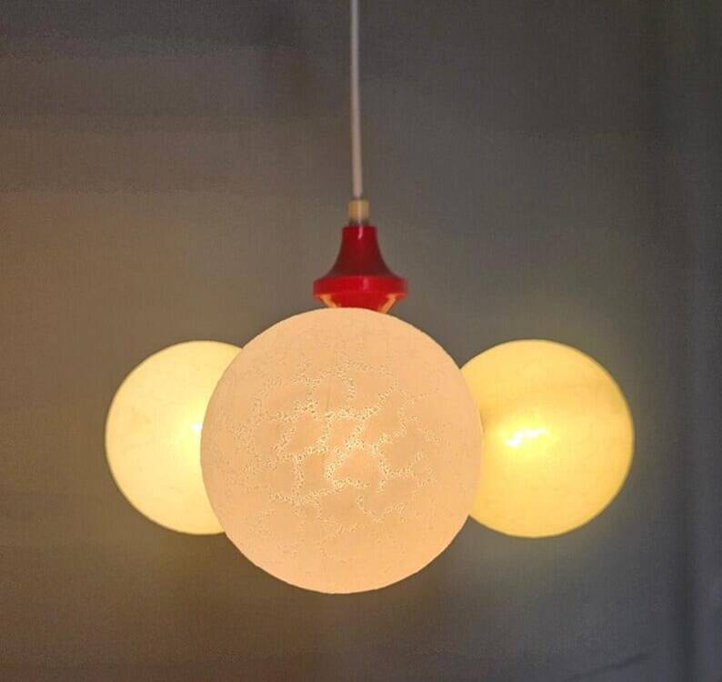 Rare Midcentury Chandelier or Pendant Sputnik, Richard Essig, Germany, 1970s