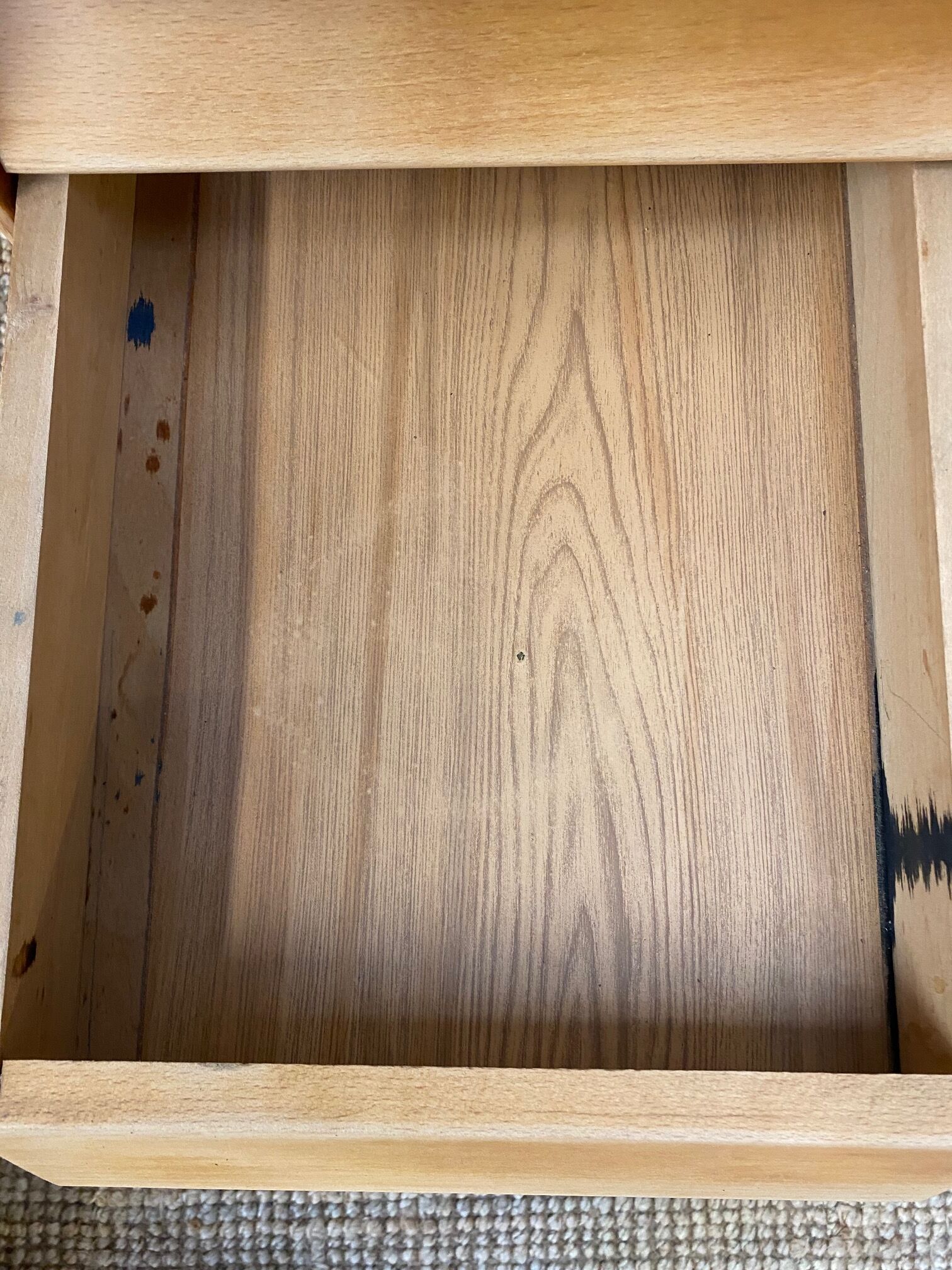 Desk of the 50s with 5 drawers