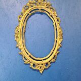Golden cast iron frame