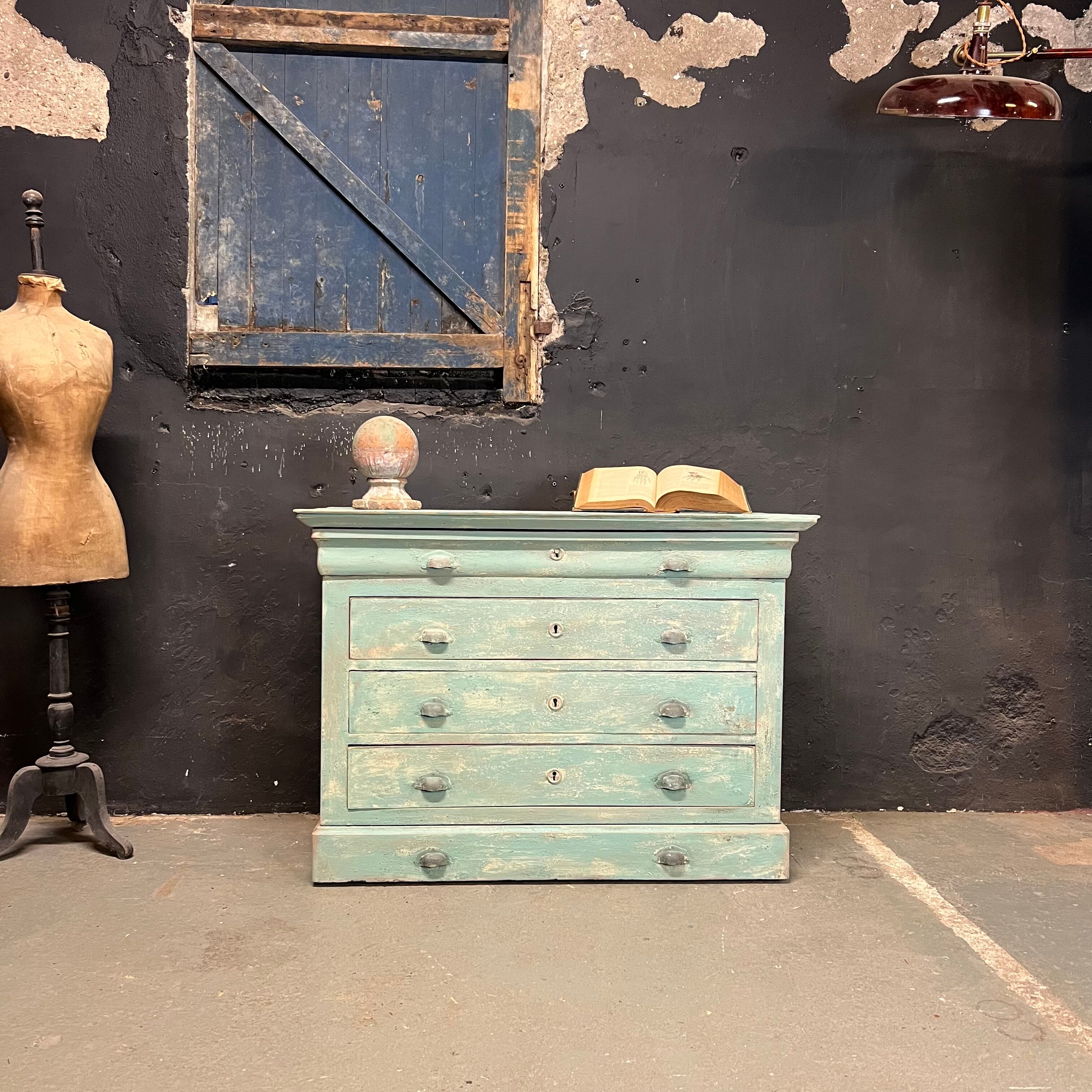Commode ancienne Louis Philippe patinée