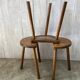 Set of 3 tripod stools