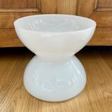 Vase diabolo en verre blanc Anne Nilsson pour Ikea